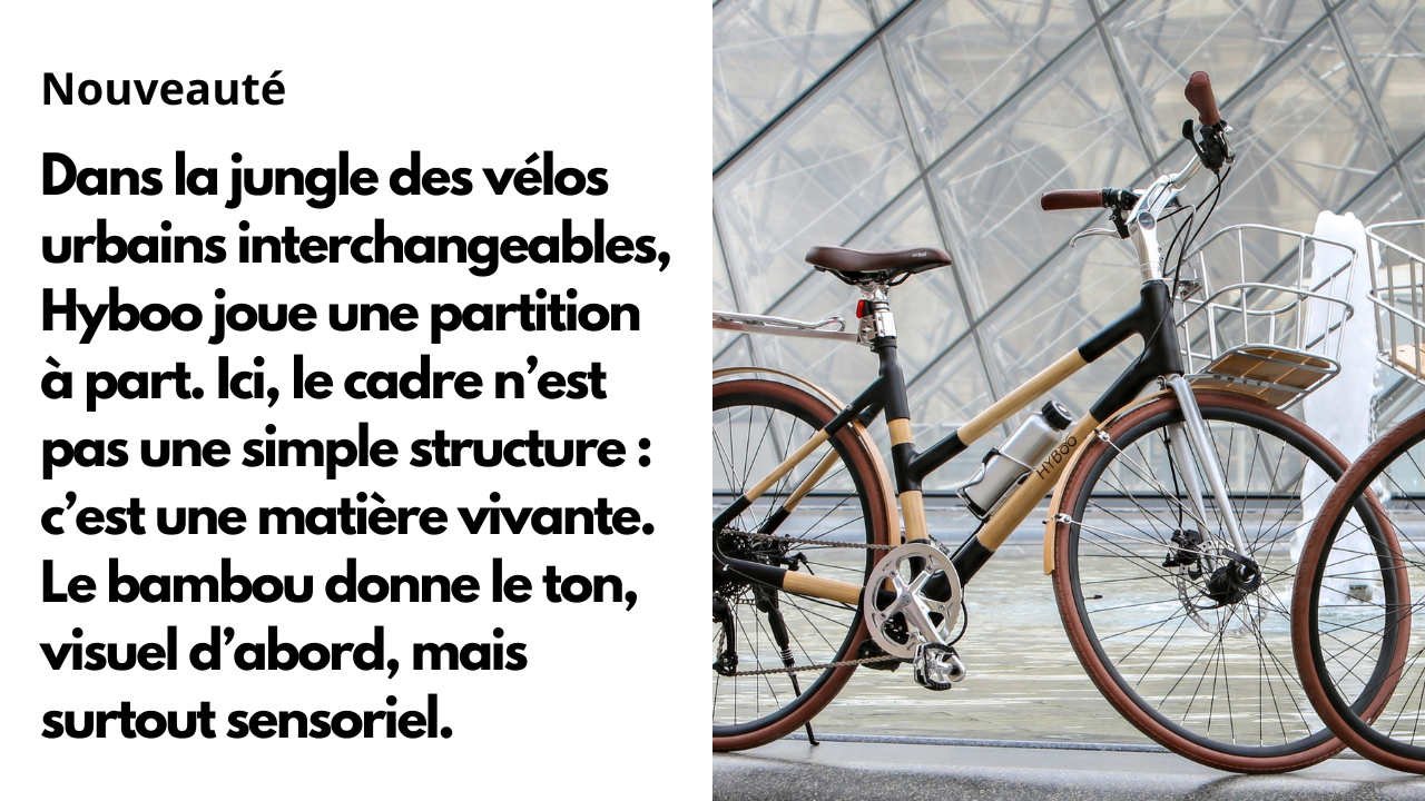 Hyboo Bike : le vélo en bambou qui veut bousculer le haut de gamme