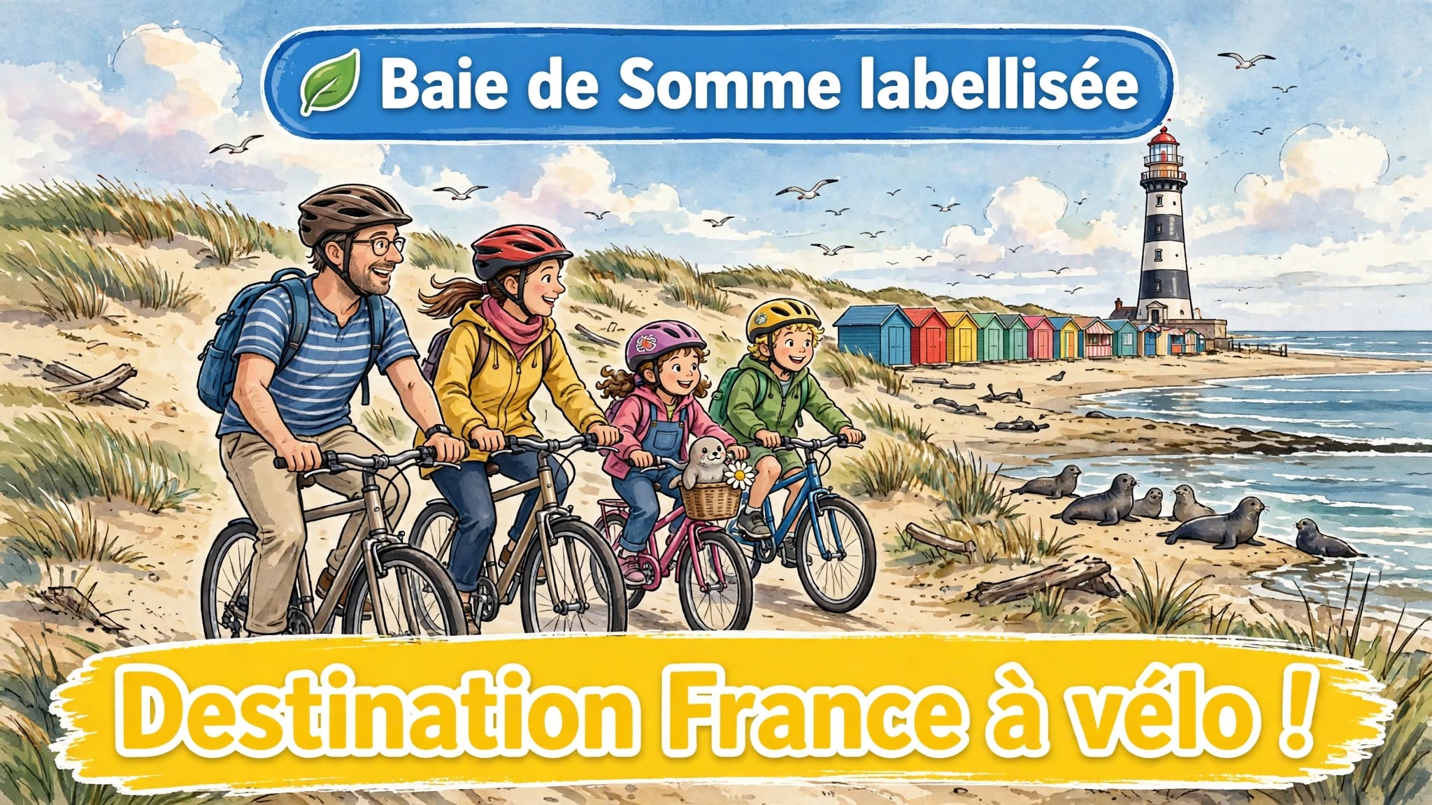 Baie de Somme labellisée Destination France à vélo : 30 territoires d’excellence